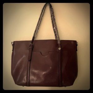 Brown tote never worn